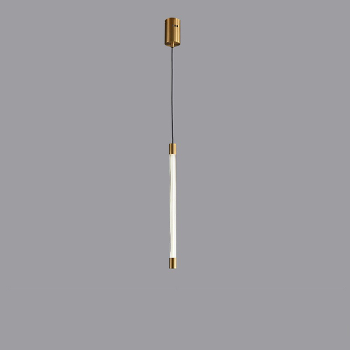 transparent strip acrylicLED single pendant light modern lamp
