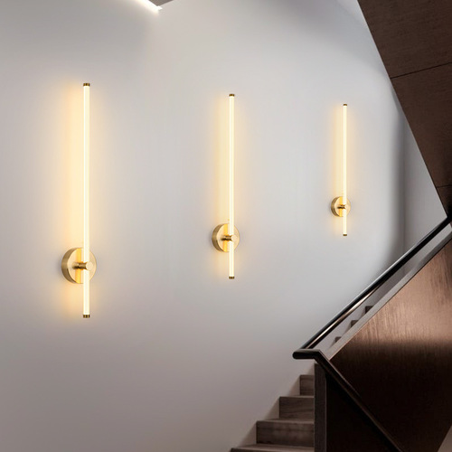 L850MM 360 degree lighting linear strip acrylic tube wall light 18W LED Lamp