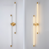 L1200MM 360 degree lighting led linear strip acrylic 2 tubes wall light 36W wall Lamp